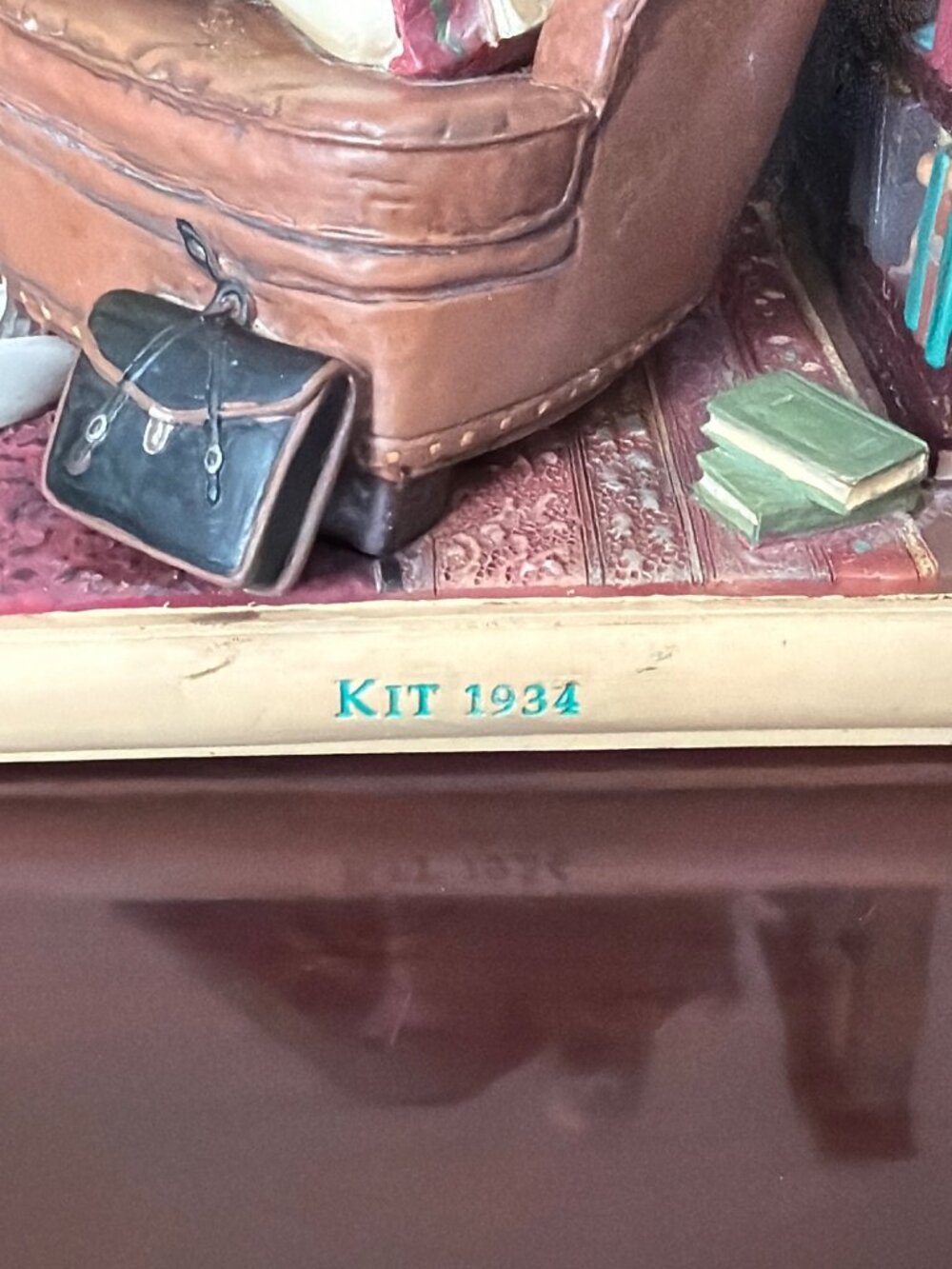 2002 Hallmark American Girl Kit Kittredge 1934 Bookend Resin Figure w/Tag FLAW - Picture 6 of 14